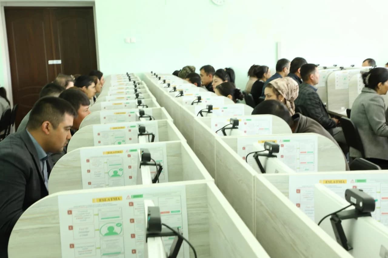 Kasbiy sertifikatlash sinovlari aynan shu manzillarda bo‘lib o‘tadi